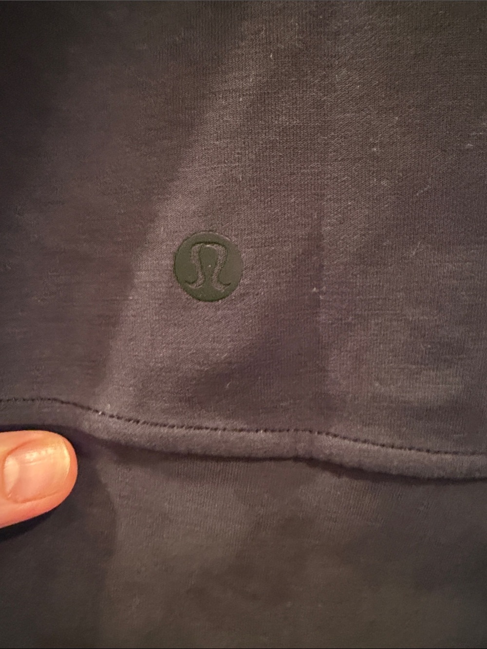 KC Embroidered Lululemon Softstreme Oversized Crewneck Sweatshirt - Charcoal - Picture 2 of 9